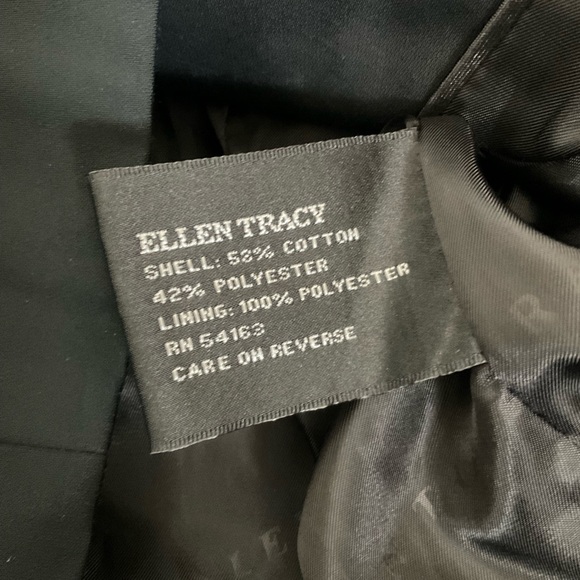 Ellen Tracy Jacket with Hood - Black - Picture 10 of 14